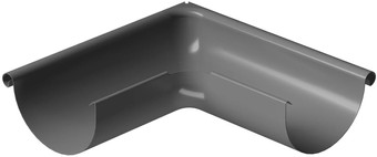 Кровля Docke Stal Premium Угол внешний 90? D125 (графит 7024)