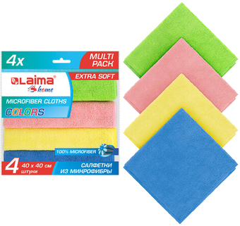 Протирочная бумага Laima Multi Pack Pro Colour 40 607793 (4 шт)