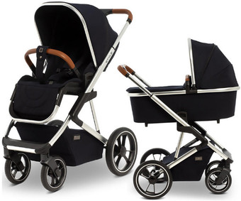 Универсальная коляска Moon Style (2 в 1, navy, 403)