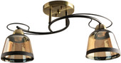 Люстра средней высоты Mirastyle BL-7605/2 AB+BK