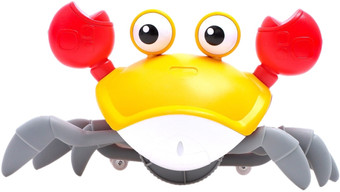 Игрушка-каталка Sima-Land Краб QC-1Y 7865412 (желтый)