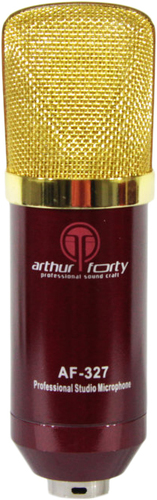 Проводной микрофон Arthur Forty AF-327 (бордовый)