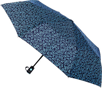 Складной зонт RST Umbrella Веточки 3205A (синий)