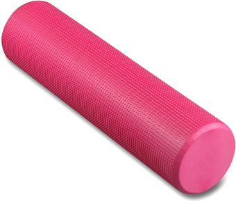 Массажный ролик-валик Indigo Foam Roll IN022 (розовый)