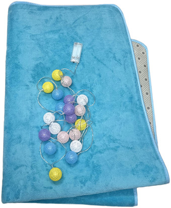 Игровой коврик Sharktoys с гирляндой 220000008 (голубой)