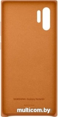 Чехол Samsung Leather Cover для Galaxy Note10 Plus (песочно-бежевый)
