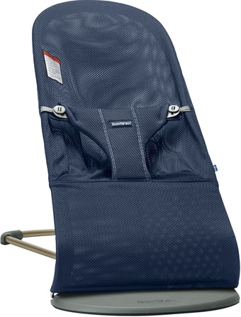 Шезлонг BabyBjorn Bouncer Bliss (сетка, navy blue)