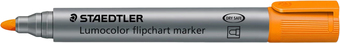 Маркер Staedtler Lumocolor flipchart marker 356-4 (1 шт, оранжевый)