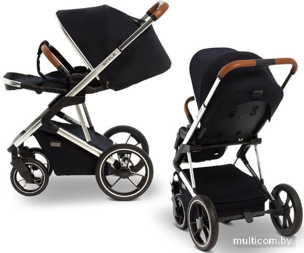 Универсальная коляска Moon Style (2 в 1, navy, 403)