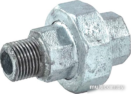 Фитинг Fittex PLUS Соединитель Разборный МР Американка Ду 15 (1/2") 127-3561 (чугун оцинкованный)