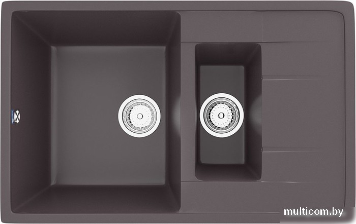 Кухонная мойка Ulgran U-205 (шоколад)