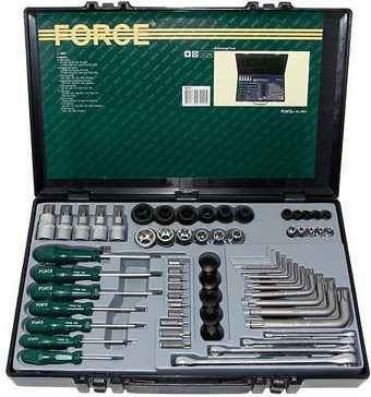 Универсальный набор инструментов Force 4651 (64 предмета)