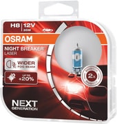 Галогенная лампа Osram H8 64212NL-HCB 2шт