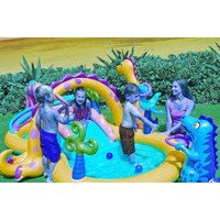 Надувной бассейн Intex игровой центр Dinoland (57135)