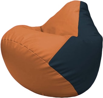 Кресло-мешок Flagman Груша Макси Г2.3-2015 (оранжевый/синий)
