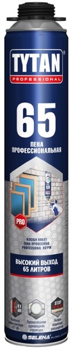 Монтажная пена Tytan Professional Профессиональная 65 Euro-Line 870 мл