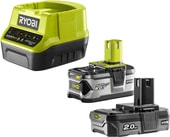 Аккумулятор с зарядным устройством Ryobi RC18120-242 5133003365 (18В/4 Ah + 18В/2 Ah + 18В)