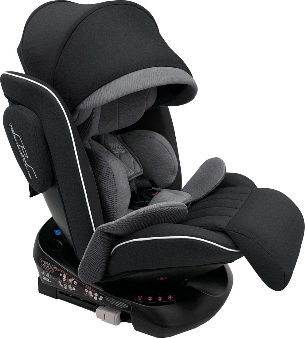 Детское автокресло Sweet Baby Fortuna 360 SPS Isofix 0-36 (серый/черный)