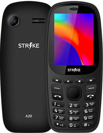 Мобильный телефон Strike A20 (черный)
