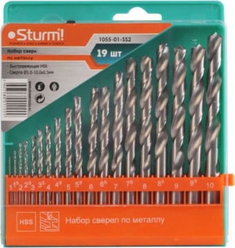 Набор оснастки Sturm 1055-01-SS2 (19 предметов)