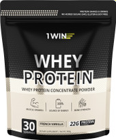 Протеин сывороточный (изолят) 1WIN Whey Protein (французская ваниль, 900г)