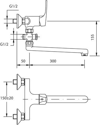 Смеситель TEKA MF-2 Forum (81.1222.12)