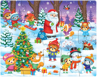 Пазл Puzzle Time Дарим новогодние подарки 9570119