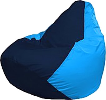 Кресло-мешок Flagman Груша Мега Super Г5.1-48 (тёмно-синий/голубой)