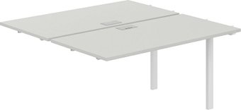 Norden 280х143.8х75 SG.215.SH.63.WH (белый/серый бархат)