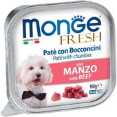 Сухой корм для собак Monge Fresh с говядиной, ламистер (100 г)