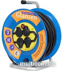 Удлинитель на катушке Glanzen EB-40-009