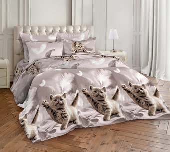 Постельное белье Миланика Непоседа 2сп (поплин)