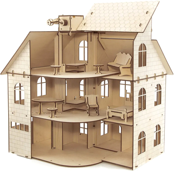 Кукольный домик EWA с лифтом