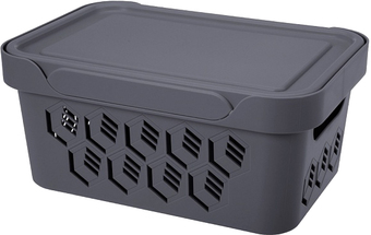 Ящик для хранения Econova Deluxe 4.6 л 433205511 (серый)