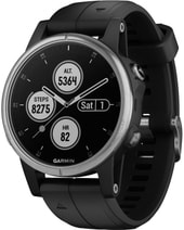 Умные часы Garmin Fenix 5S Plus (серебристый/черный)