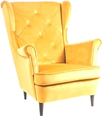 Интерьерное кресло Signal Lady Velvet Bluvel 68 (карри)