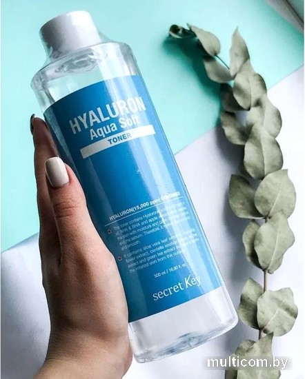 Secret Key Тоник для лица Hyaluron Aqua Soft Toner увлажняющий (500 мл)