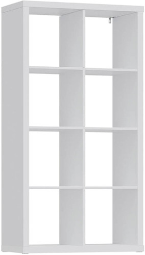 Стеллаж Mebelain Фора 8 (белый)