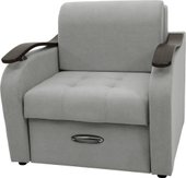 Кресло Сириус Лидер-2 НПБ 95x110 (Eva 08 велюр светло-серый)