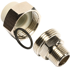 Фитинг Wavin Ekoplastik Переход с наруж. резьб. 25х3/4'' SSHE02525X