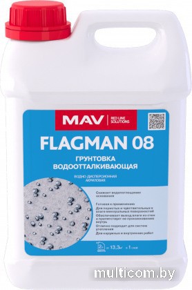 Акриловая грунтовка Flagman 08 (2 л, бесцветный)