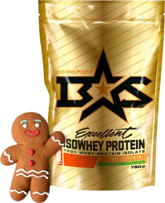 Протеин Binasport Excellent Isowhey Protein (750г, имбирный пряник)