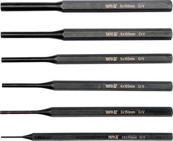 Набор выколоток Yato YT-47121 (6 предметов)