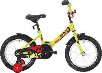 Детский велосипед Novatrack Twist New 18 181TWIST.GN20 (салатовый/черный, 2020)