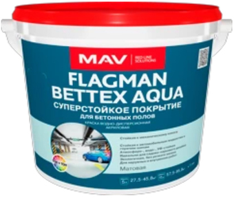 Краска Flagman Bettex Aqua 5 л (белый матовый)
