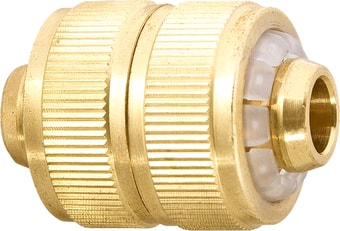 Коннектор Palisad Муфта ремонтная для шланга 1/2, латунная 66535