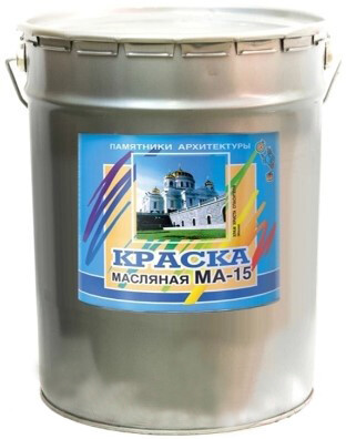 Краска Памятники архитектуры МА-15 6 кг (салатный)