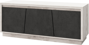 Тумба КМК Мебель Нирвана 0555.1 (ледяное дерево/камень серый)