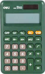 Калькулятор Deli EM120 (зеленый)