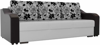 Диван Лига диванов Монако 102053 (белый/черный/серый)